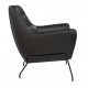 Brayden Accent Black Faux Leather Chair